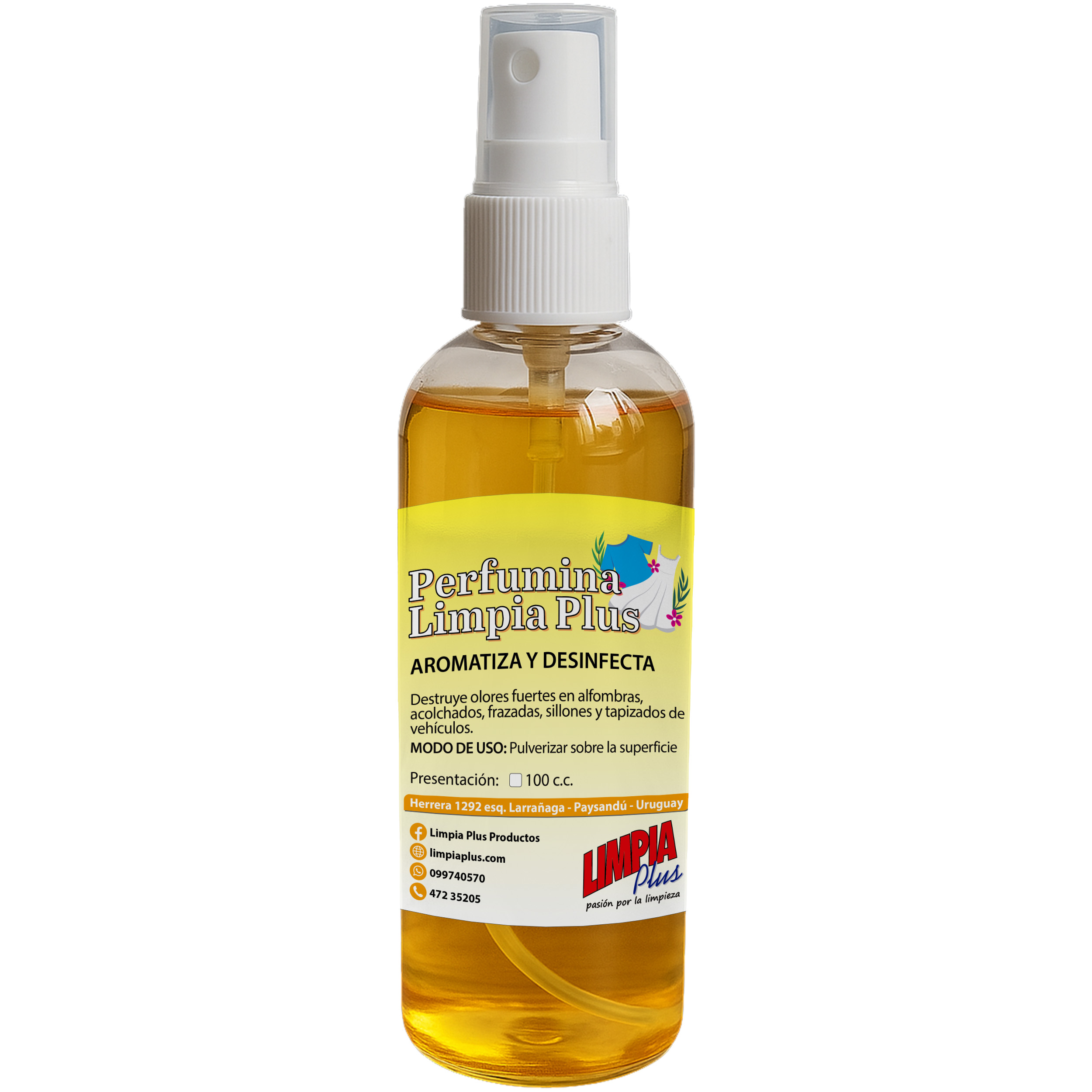 Perfumina Limpia Plus x 100 cc (neutraliza olores fuertes)